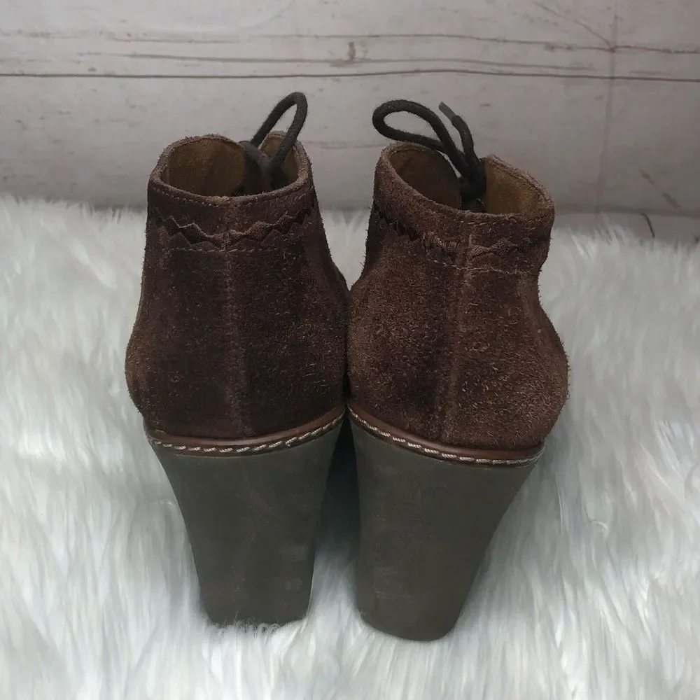 Naturalizer N5 Kaitlyn wedge heel booties sz 10
